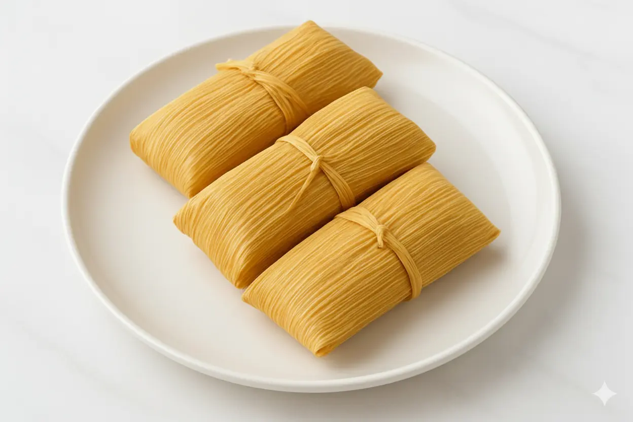 Traditional Tamales at El Padrino Restaurant Calgary